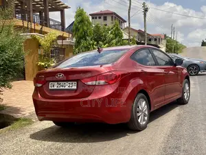 Hyundai Elantra Limited Sedan FWD (1.8L 4cyl 6A) 2013 Red