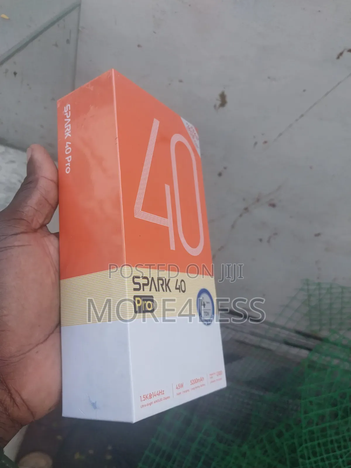 New Tecno Spark 40 Pro 256 GB Black