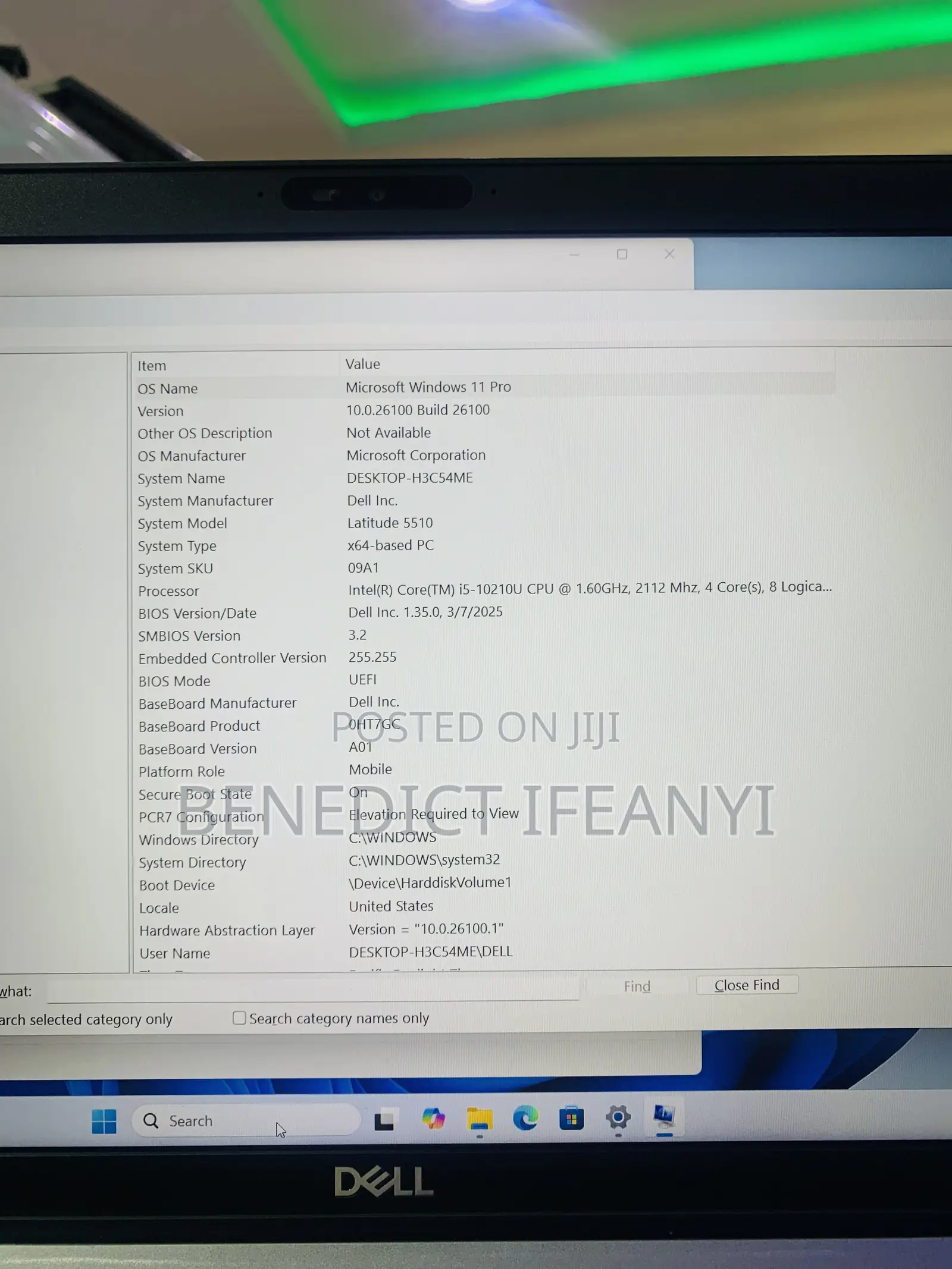 Laptop Dell Latitude 5510 16GB Intel Core i5 SSD 256GB