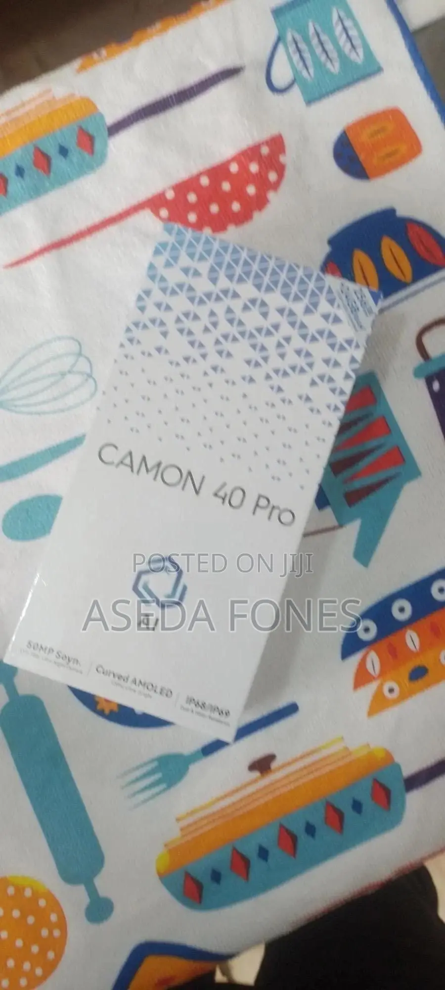 New Tecno Camon 40 Pro 5G 256 GB Black