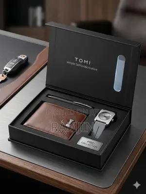 Tomi Men Gift Set (Wallet-Pen-Watch)