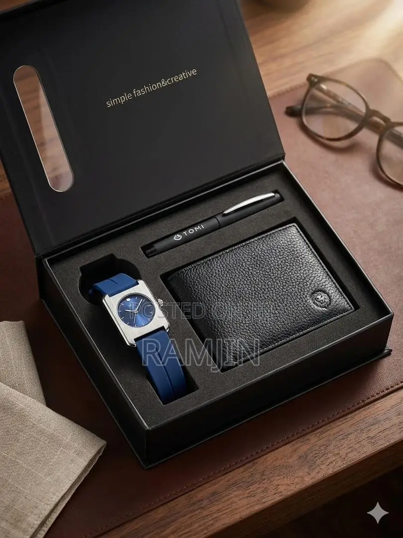 Tomi Men Gift Set (Wallet-Pen-Watch)
