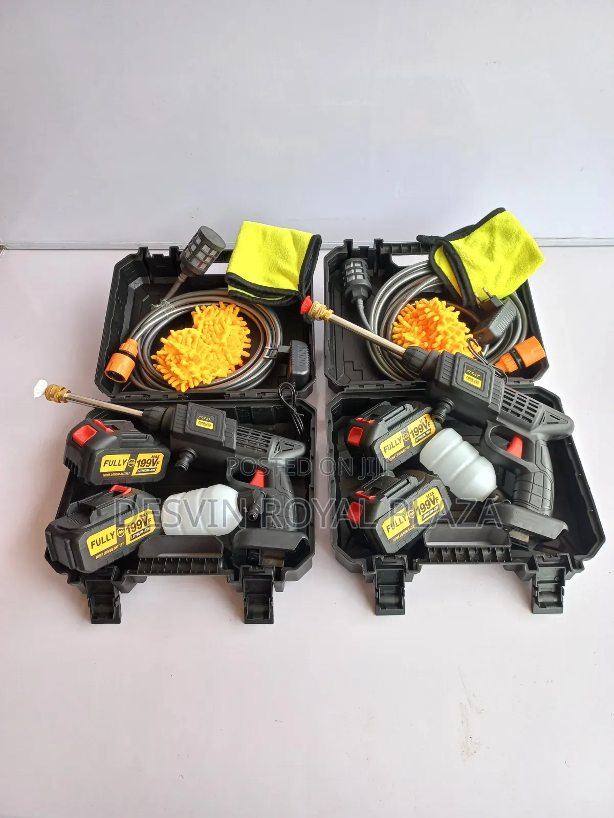 Car Washing High Pressure Gun ( Two Batteries )