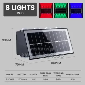 Solar Wall Light/Grb Solar Wall Light