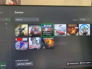 Xbox Series X With 9 Games Installed