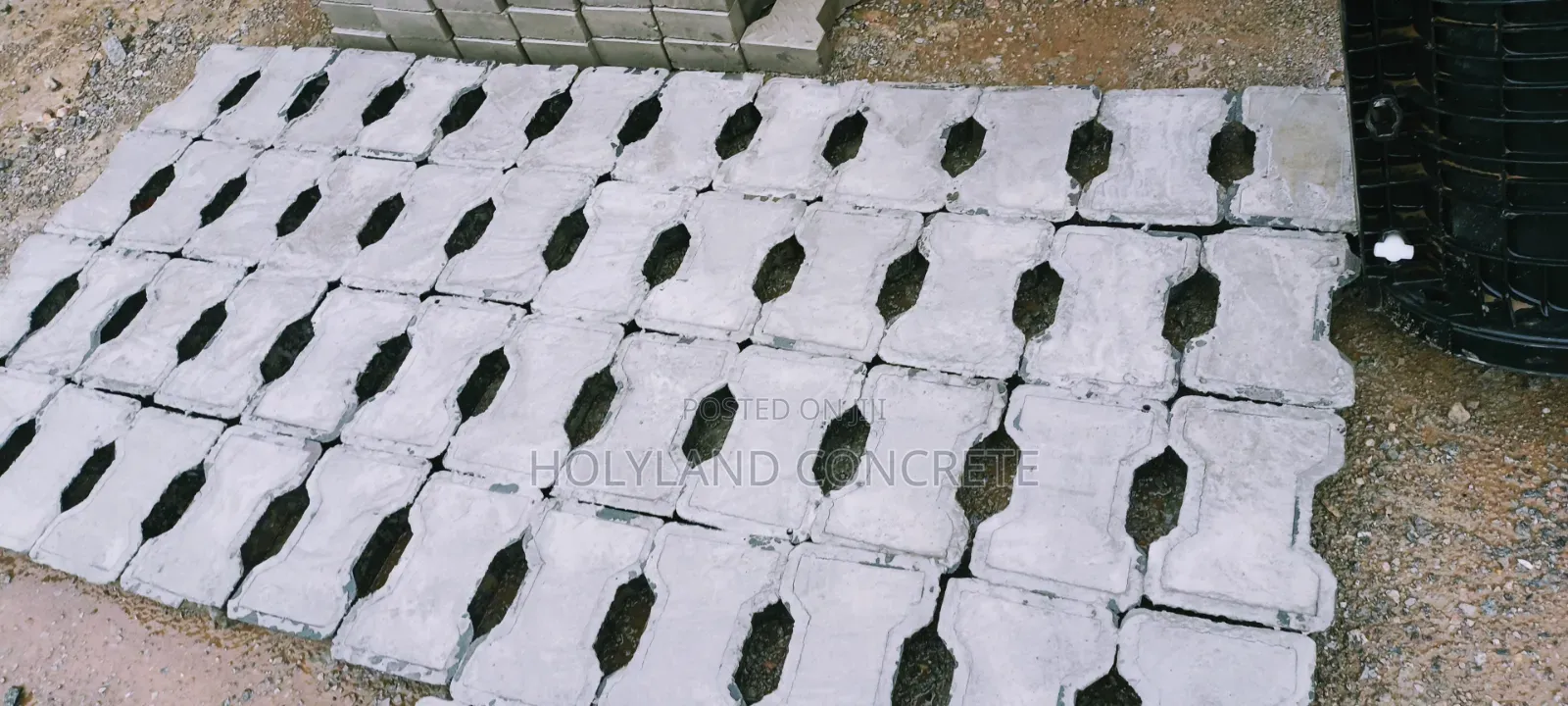 Interlocks, Coping, Slabs