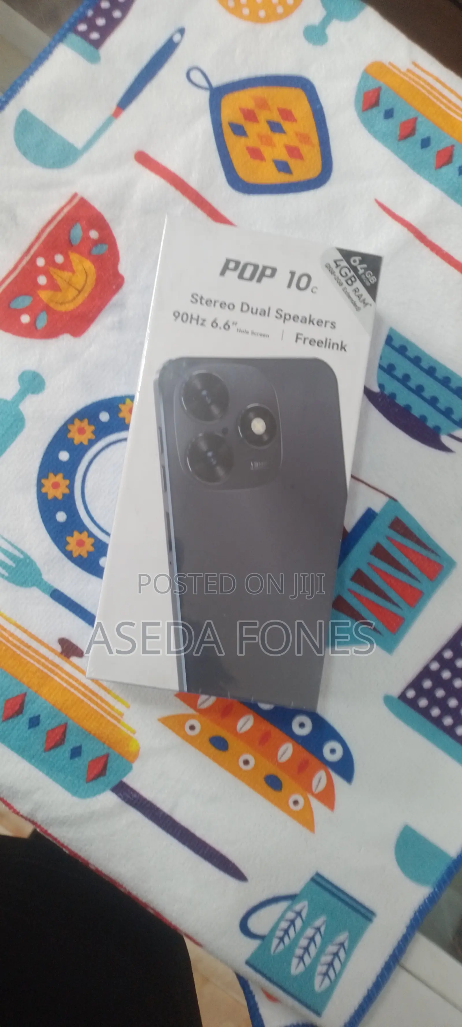 New Tecno Pop 10C 64 GB Black