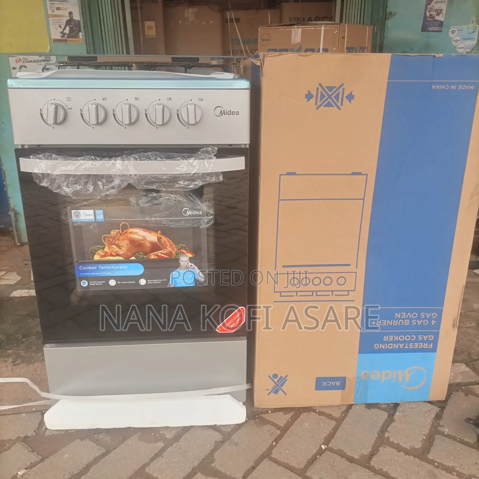 Midea 50x50 4burner Gas Cooker