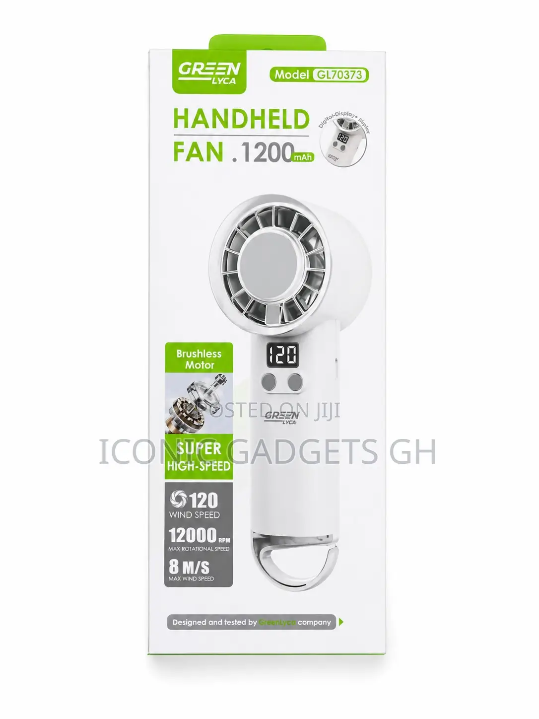 Rechargeable Handheld Fan – Speed Levels