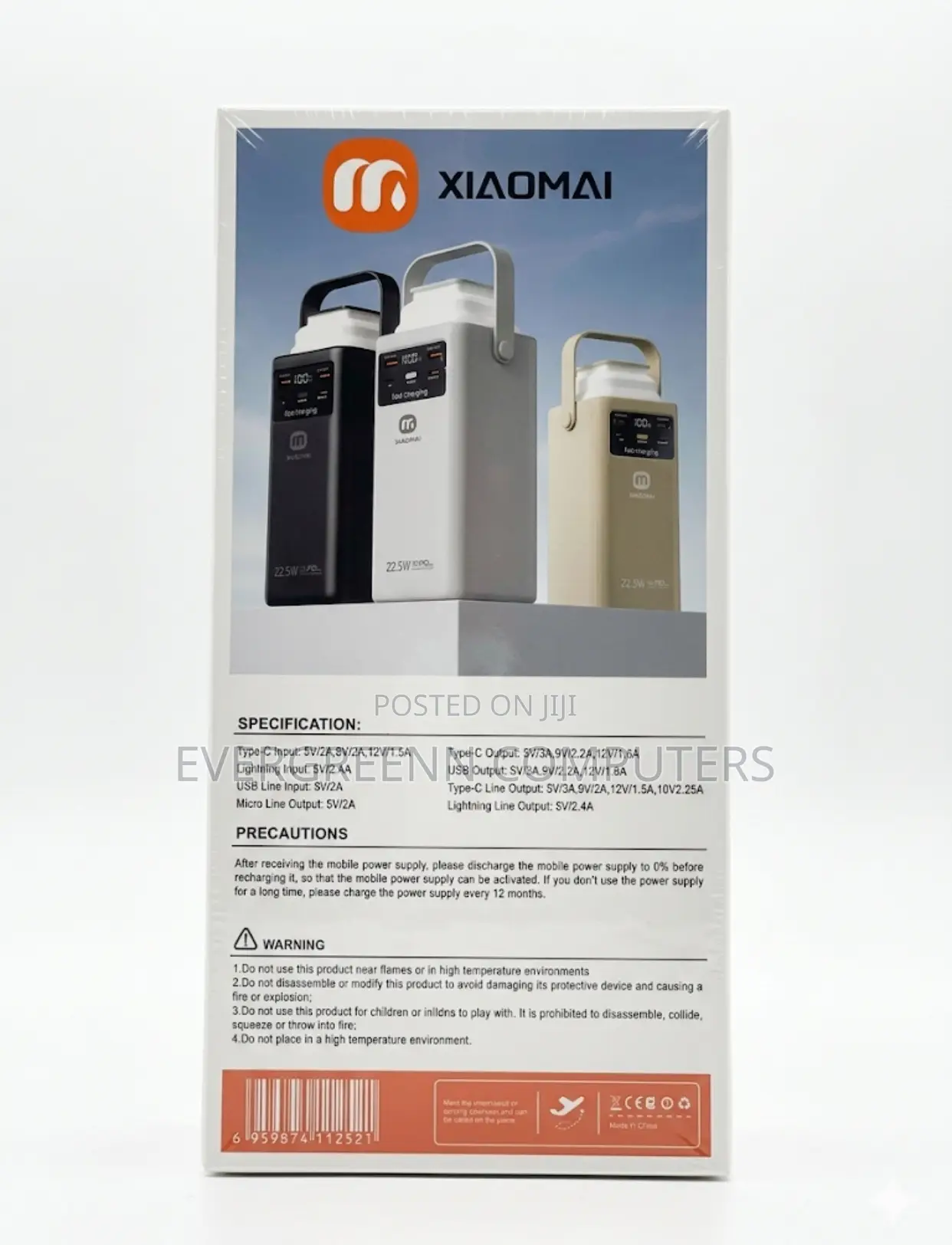 Xiaomai 50,000mah Heavy-Duty Super Fast Charging Power Bank (22.5w Pd)
