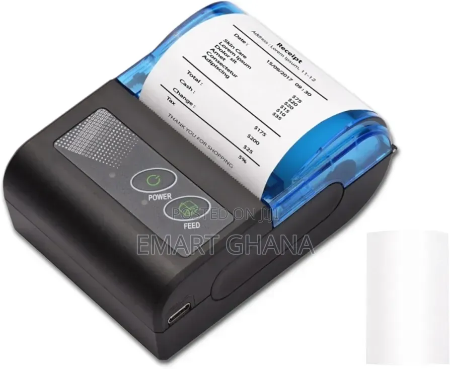 Portable Wireless Thermal Receipt Printer,