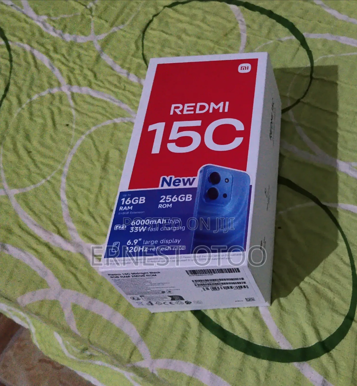 New Xiaomi Redmi 15C 4G 256 GB Black