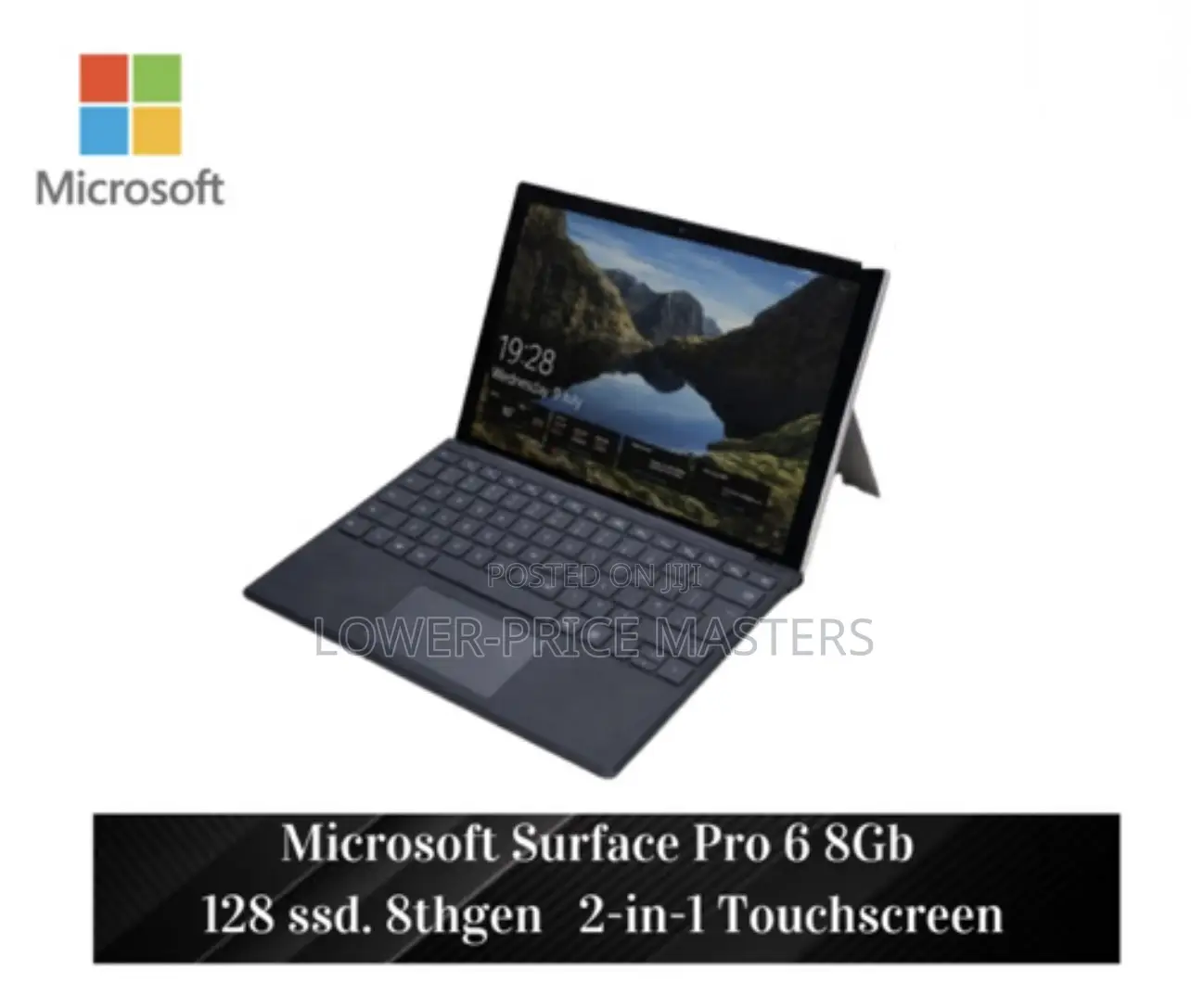 New Laptop Microsoft Surface Pro 6 8GB Intel Core i5 SSD 128GB