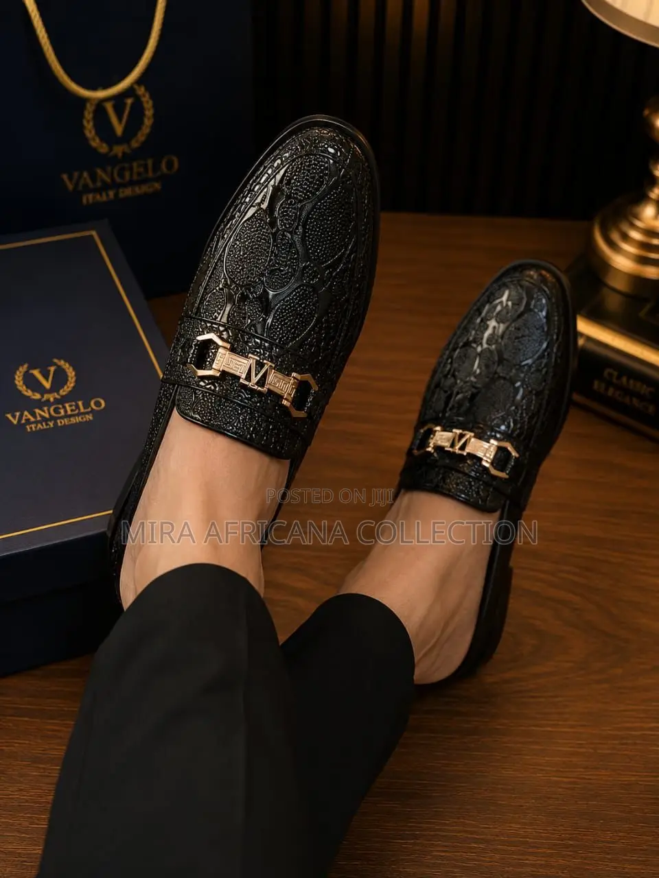 Italy Vangelo Design Men’S Half Shoe