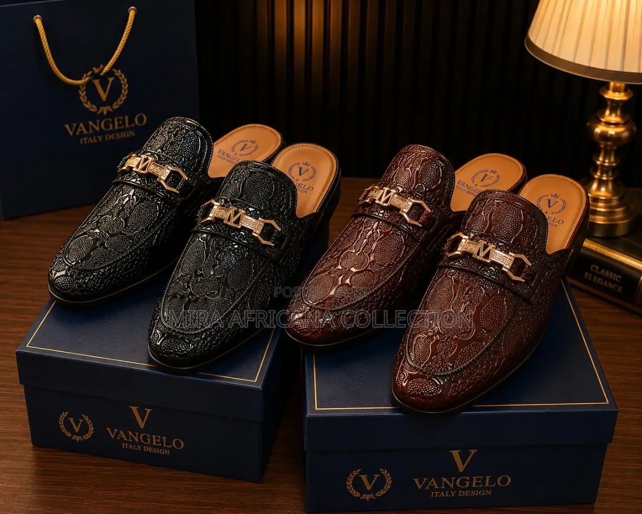 Italy Vangelo Design Men’S Half Shoe
