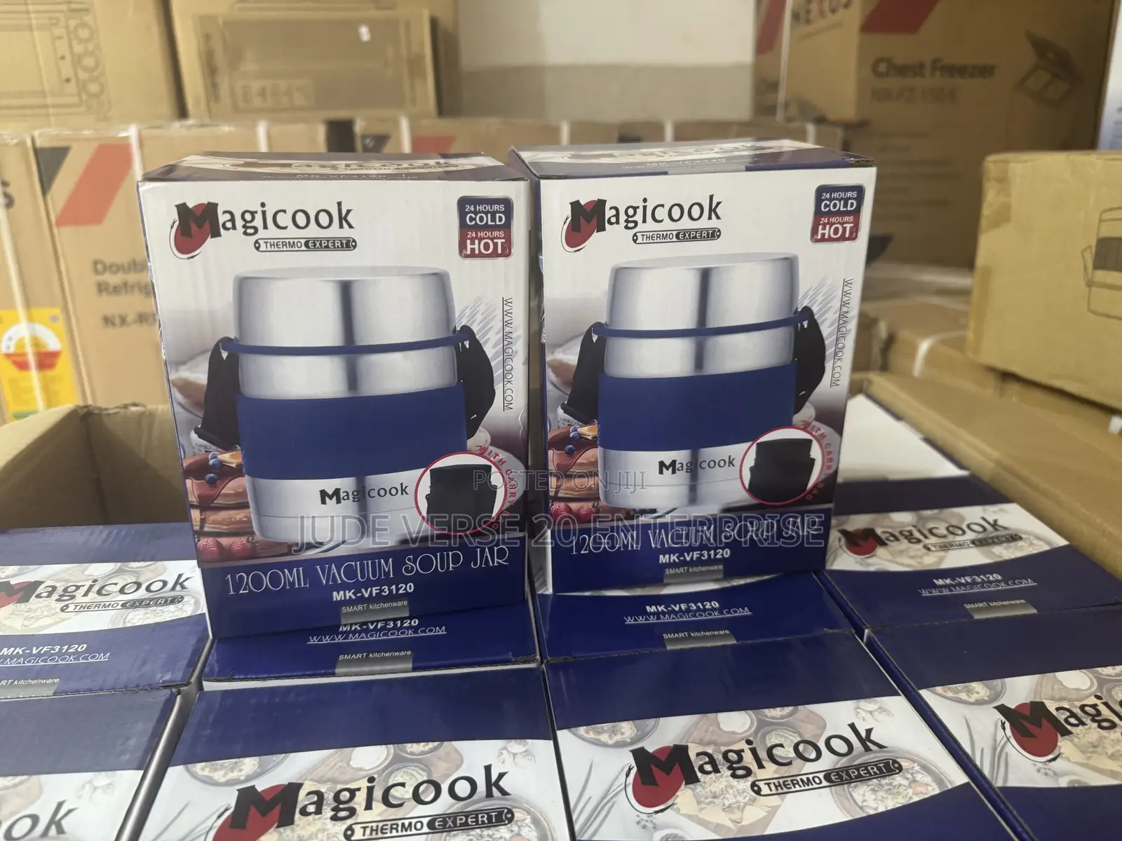 Magicook 1.2l Vacuum Food Flask -1pc