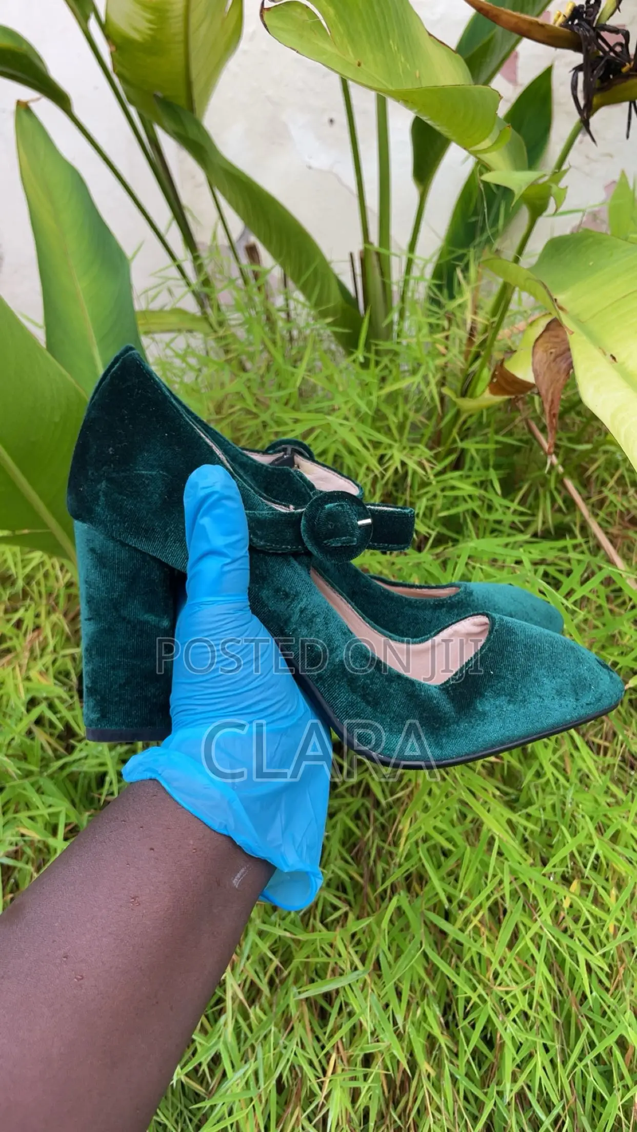 Green Block Heel