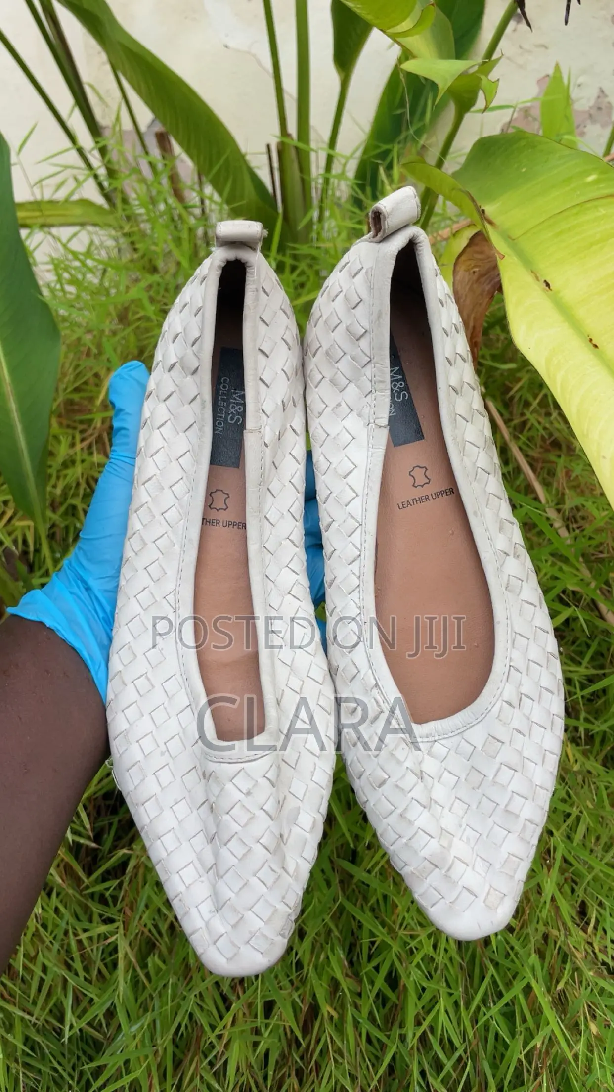 White Flat Shoe