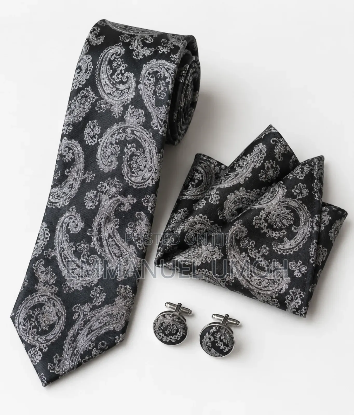 Good Quality Flying Ties With Cufflinks and Pocket Square