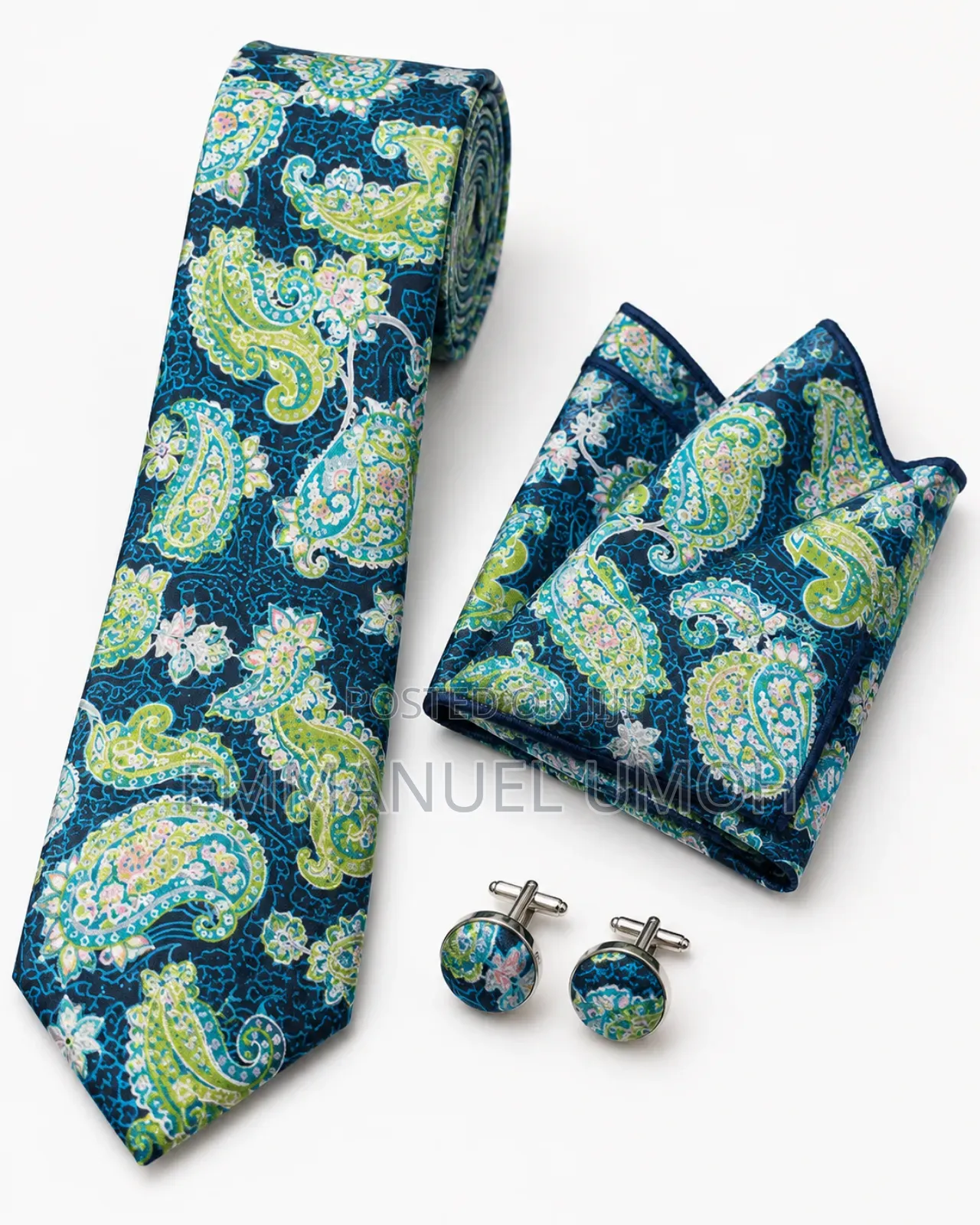 Good Quality Flying Ties With Cufflinks and Pocket Square