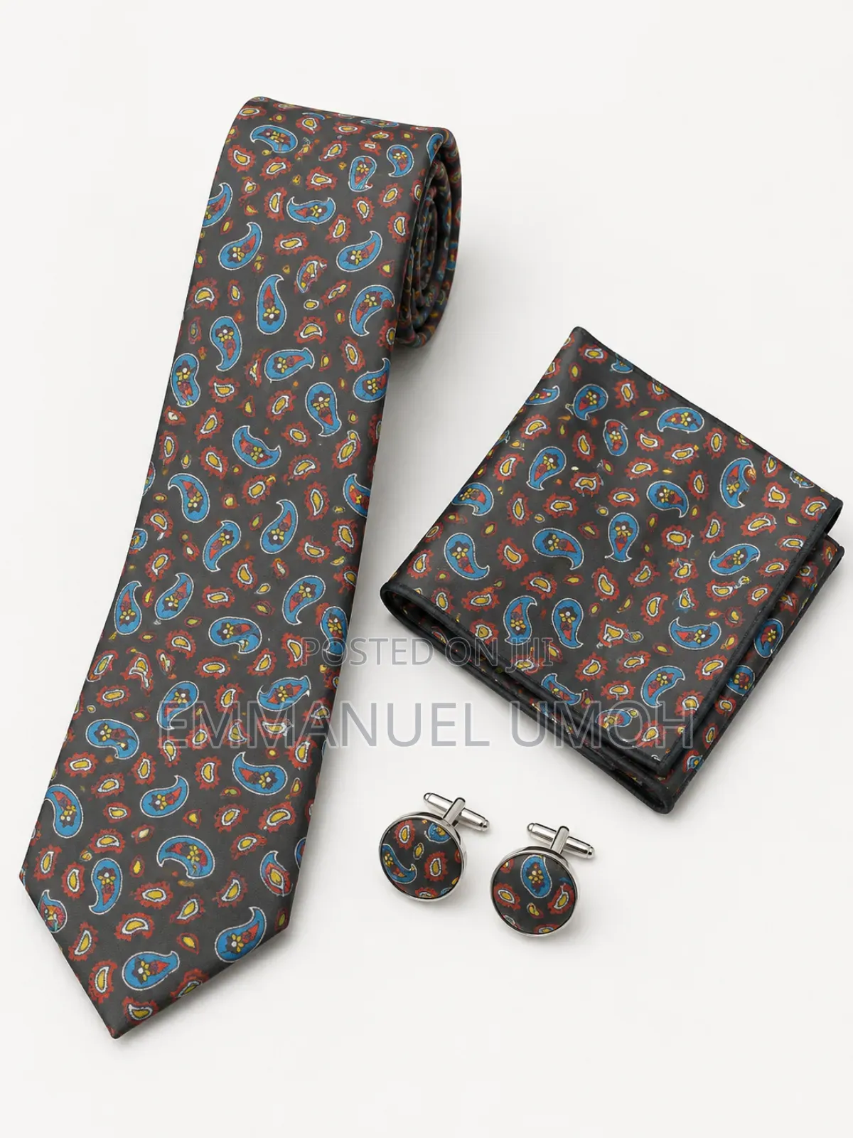 Good Quality Flying Ties With Cufflinks and Pocket Square