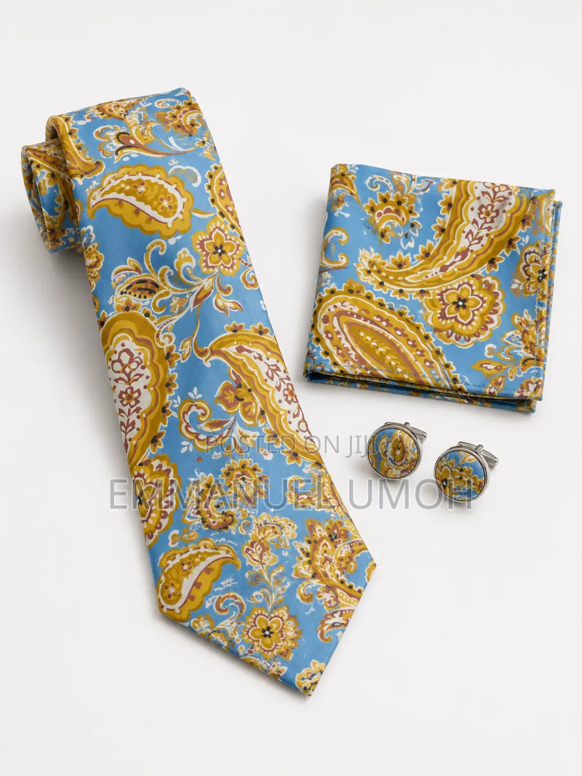 Good Quality Flying Ties With Cufflinks and Pocket Square