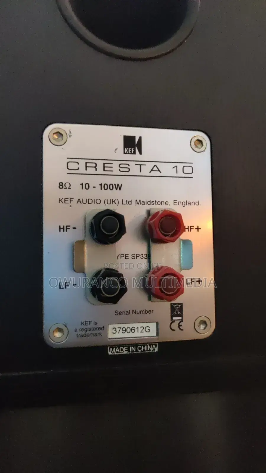 Kef Cresta10 Bookshelf Monitor Speaker