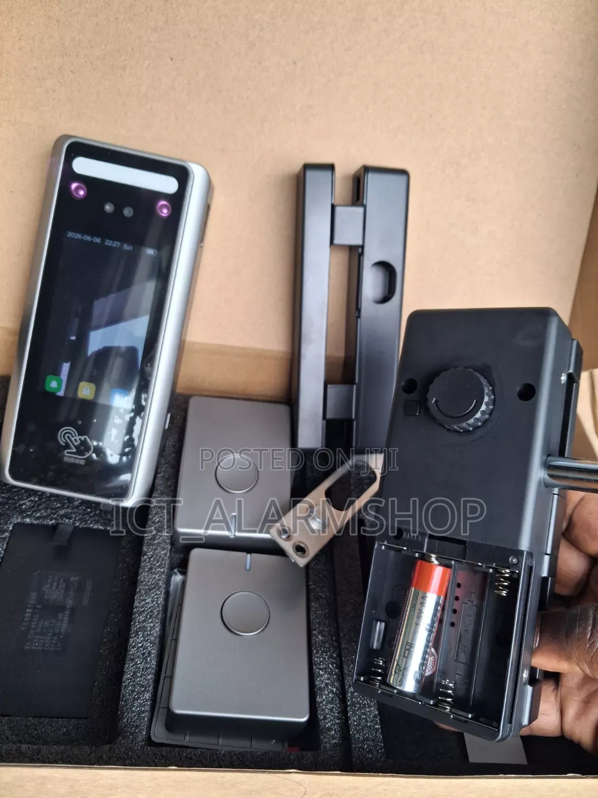 Biometric and Face Recognition Wireless Door Lock Access Control