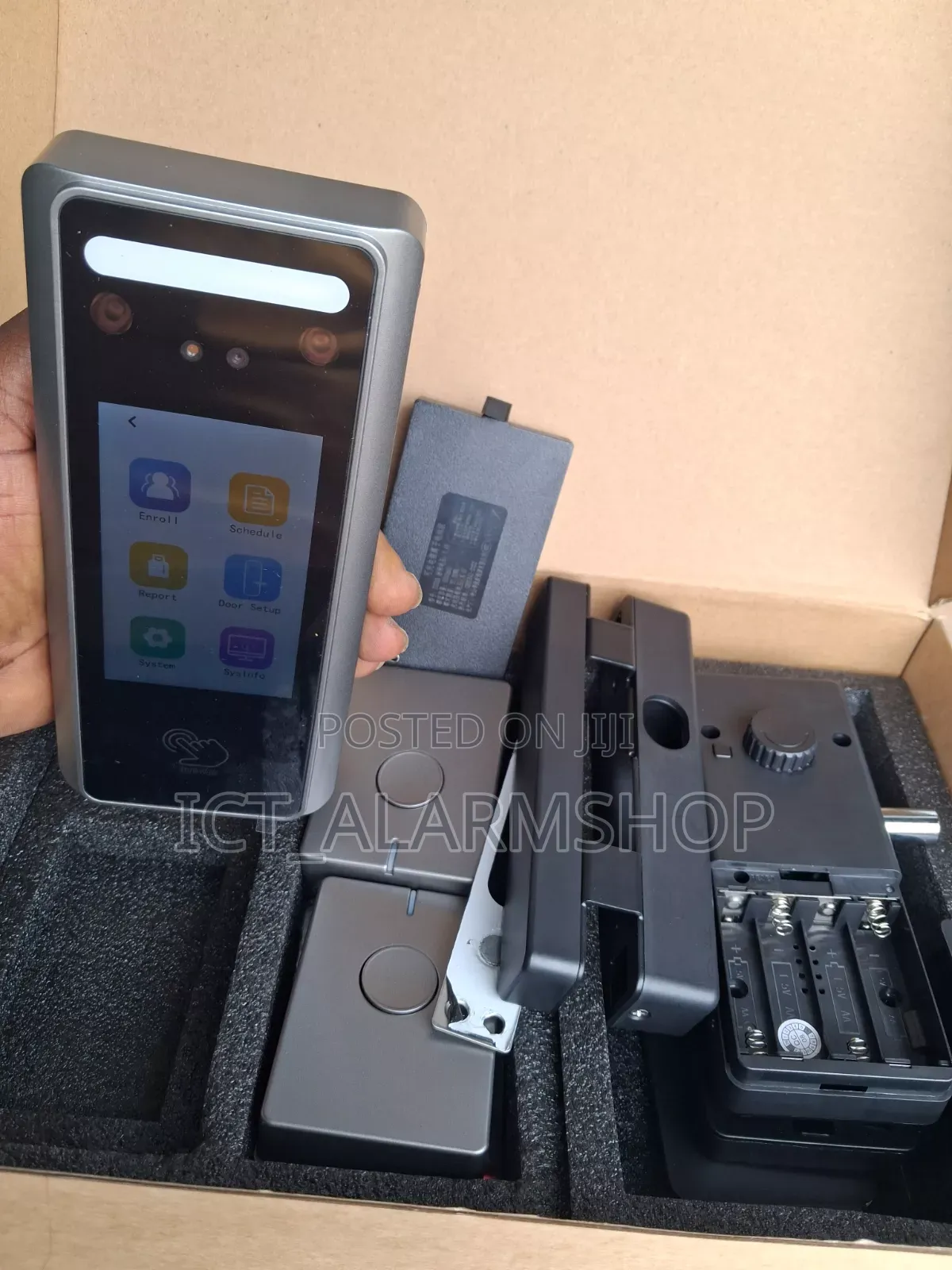 Biometric and Face Recognition Wireless Door Lock Access Control