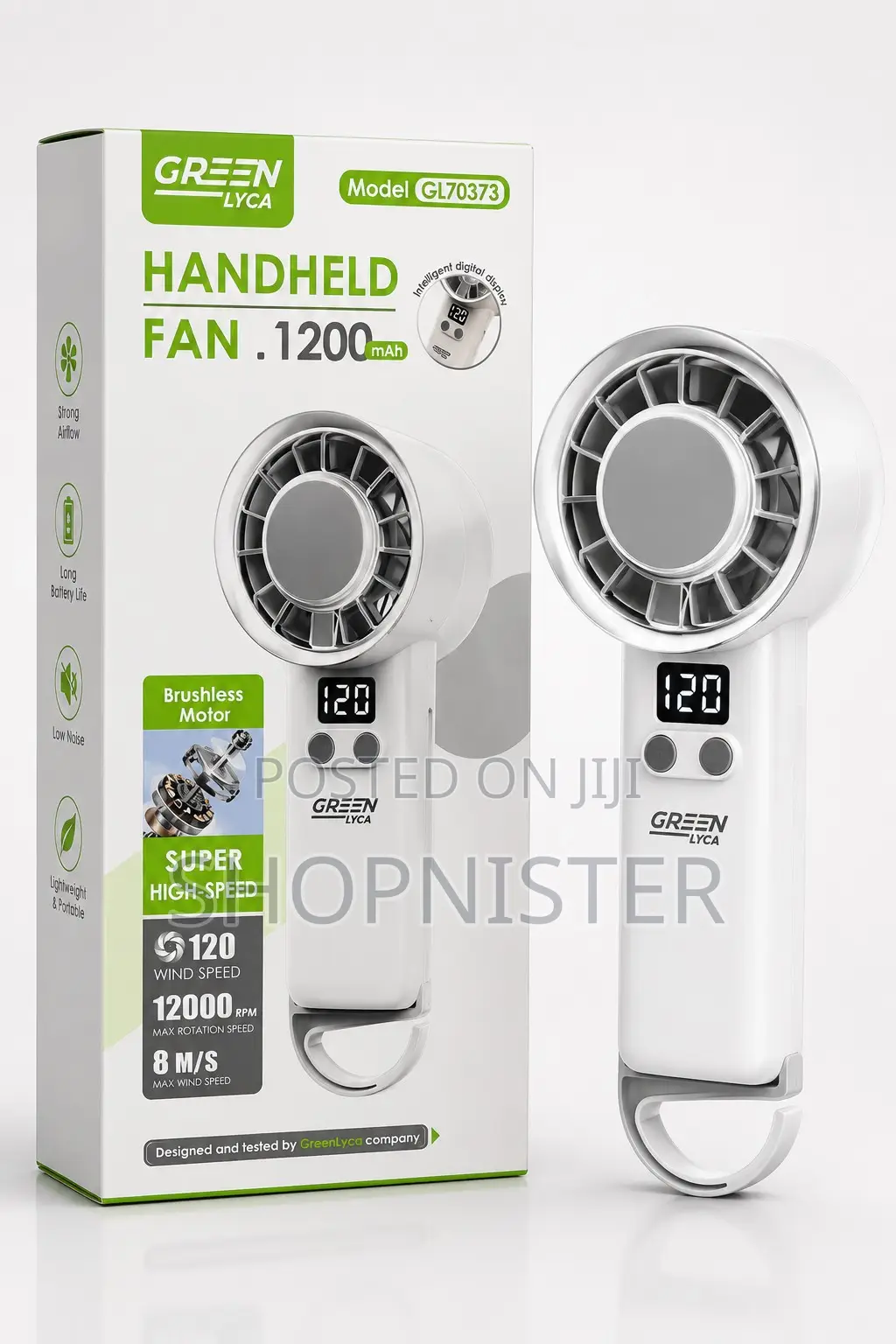 Handheld Fan With Modern Packaging