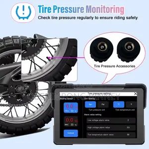 Motorcycle Carplay 7 Inches With Dual Cameras and Navigation