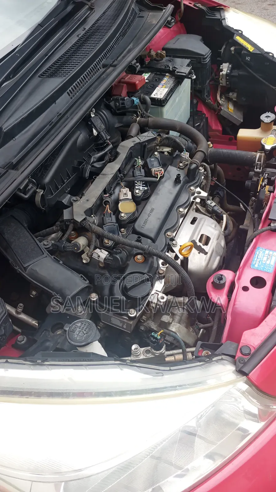 Toyota Vitz 2013 Red