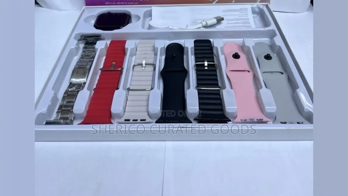 Mk-X50 Smart Watch Combo – Brand New With 7 Interchangeable Straps!