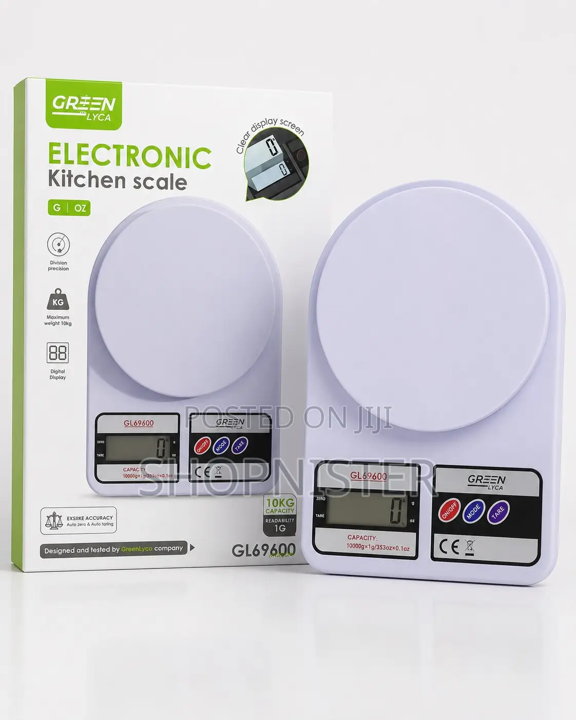 Digital Kitchen Scale – 10kg Capacity