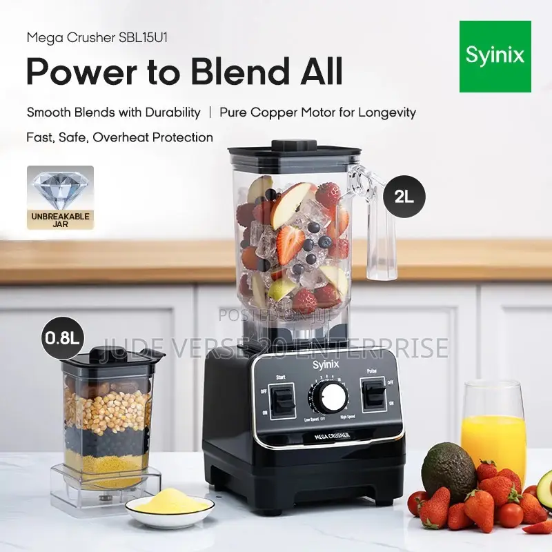 Syinix Mega Crusher Power To Blend All-2l