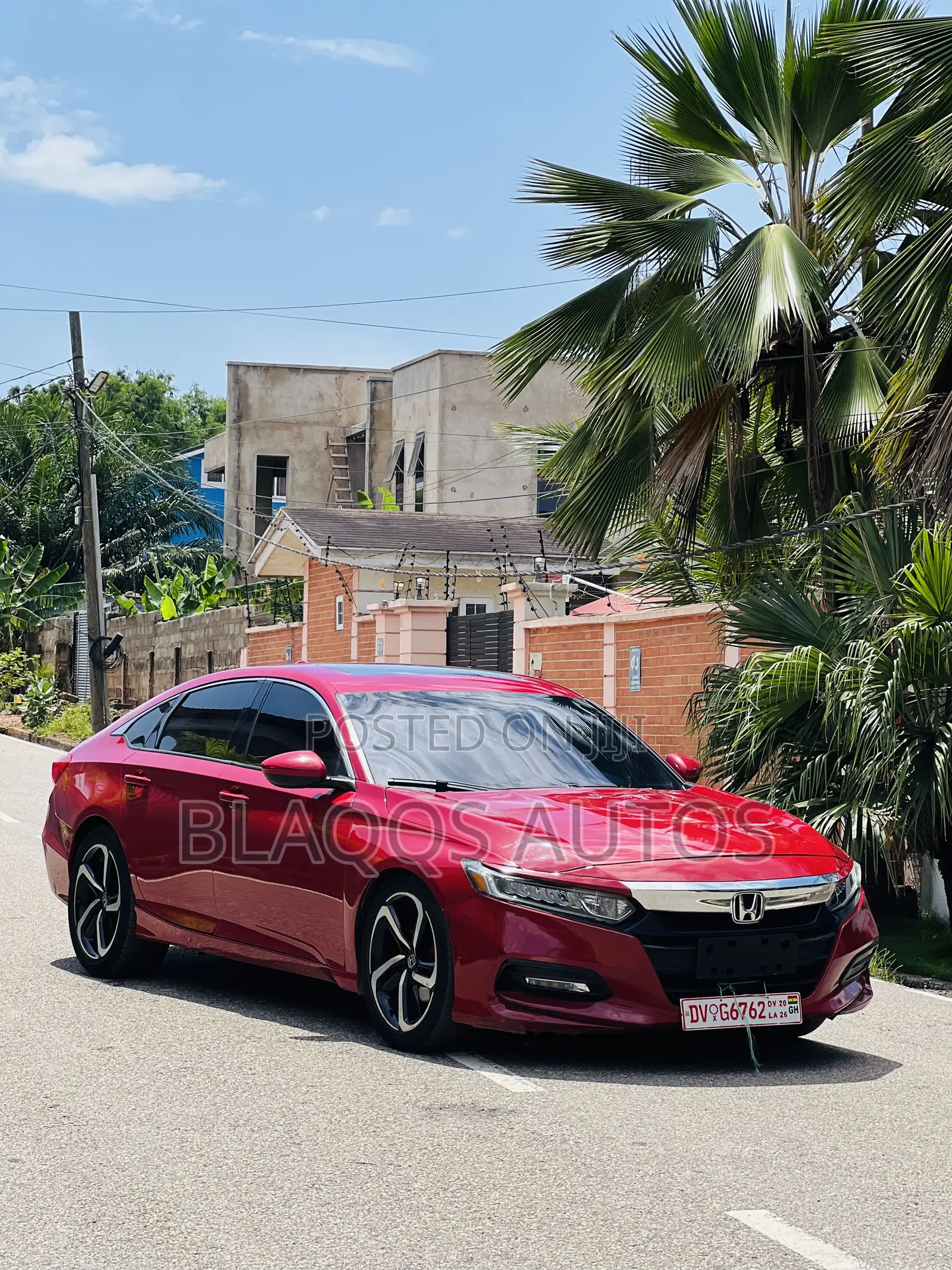 Honda Accord EX-L 2.0T 2018 Burgundy