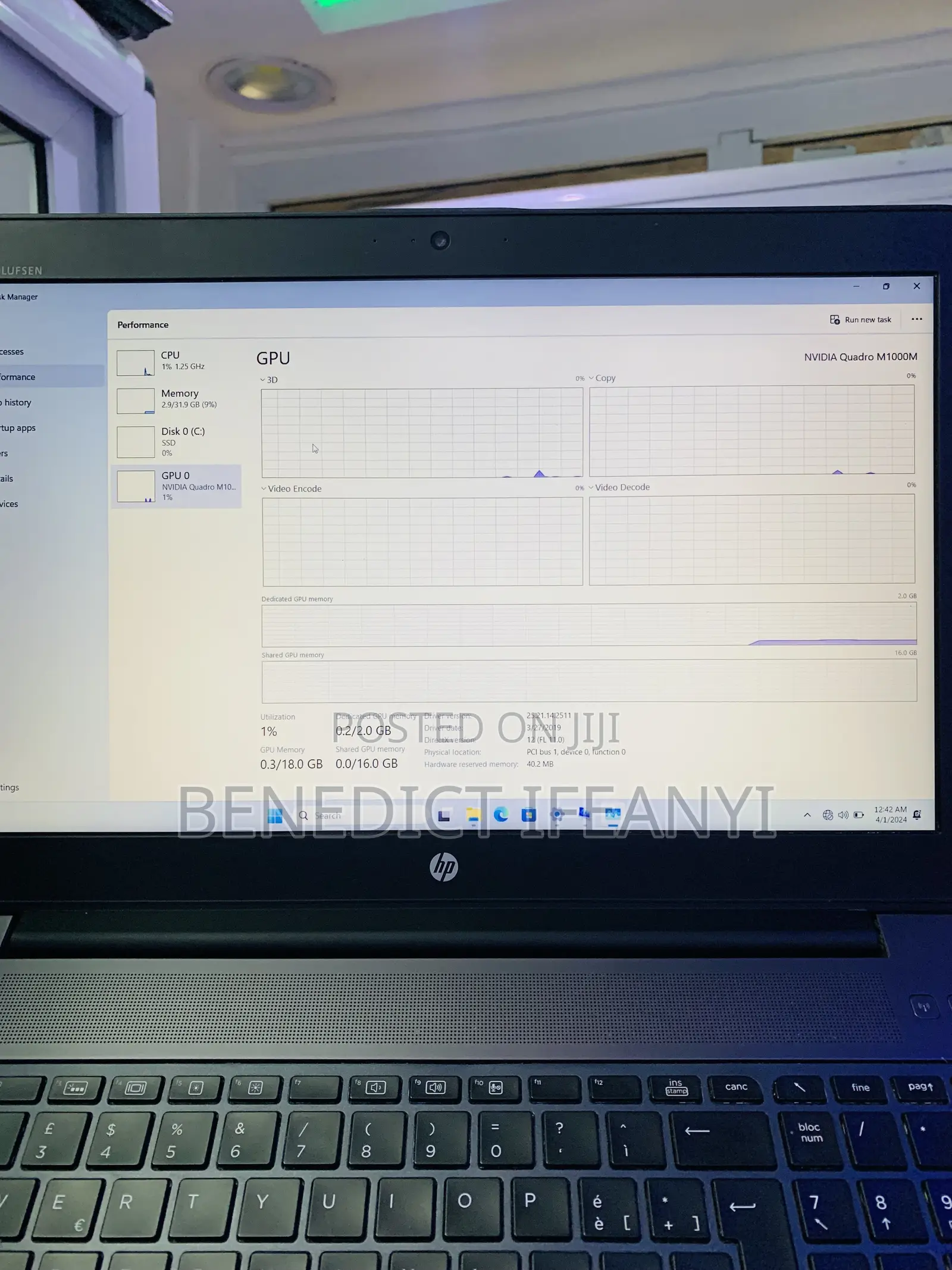 Laptop HP ZBook 15 G3 32GB Intel Core i7 SSD 512GB
