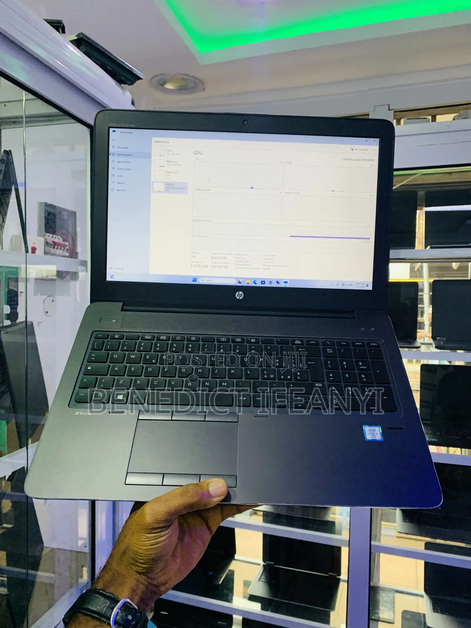 Laptop HP ZBook 15 G3 32GB Intel Core i7 SSD 512GB