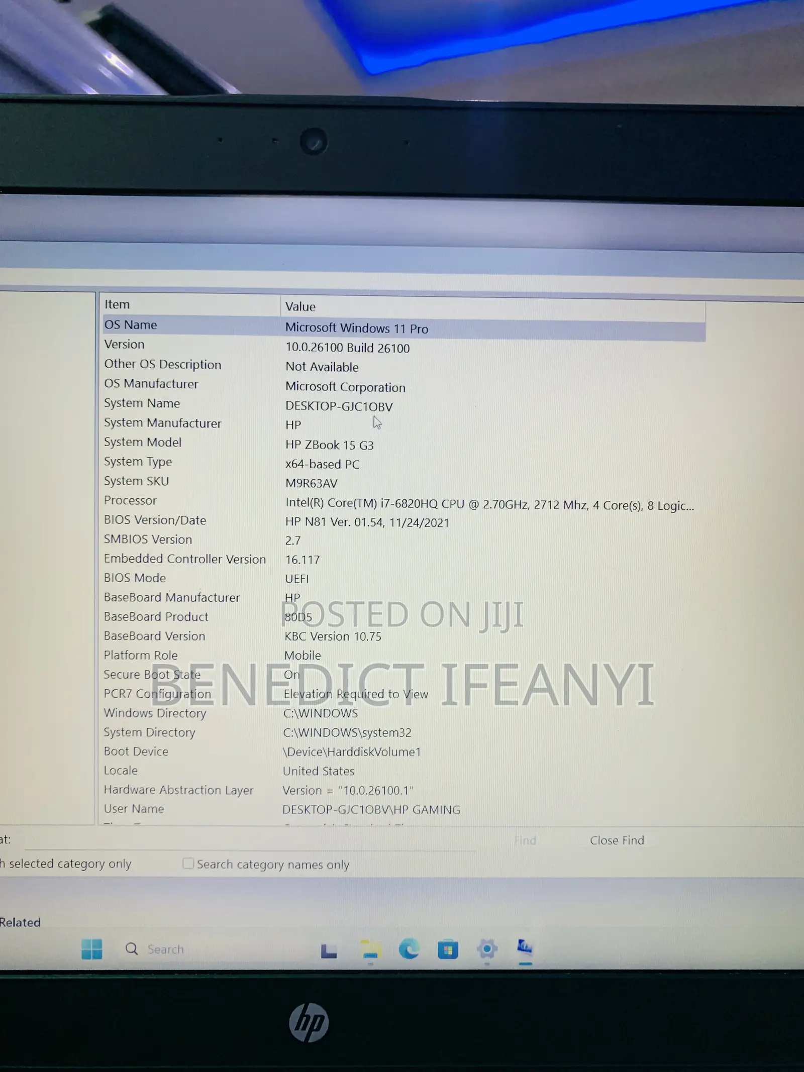 Laptop HP ZBook 15 G3 32GB Intel Core i7 SSD 512GB
