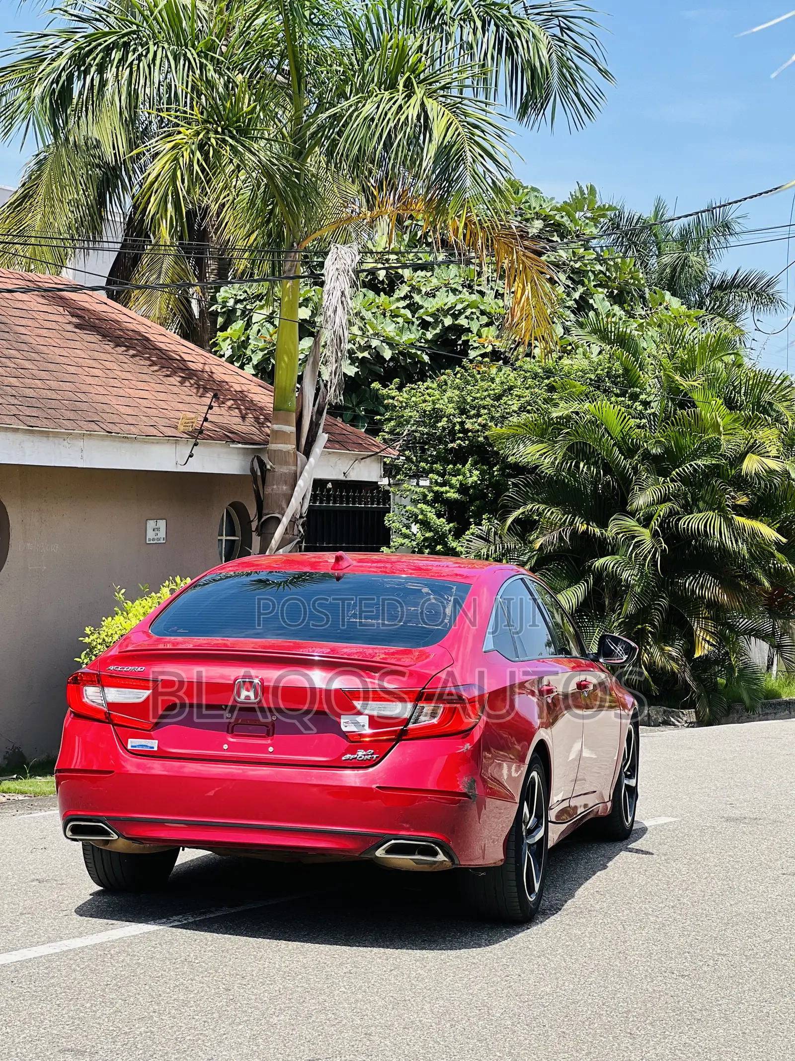 Honda Accord EX-L 2.0T 2018 Burgundy