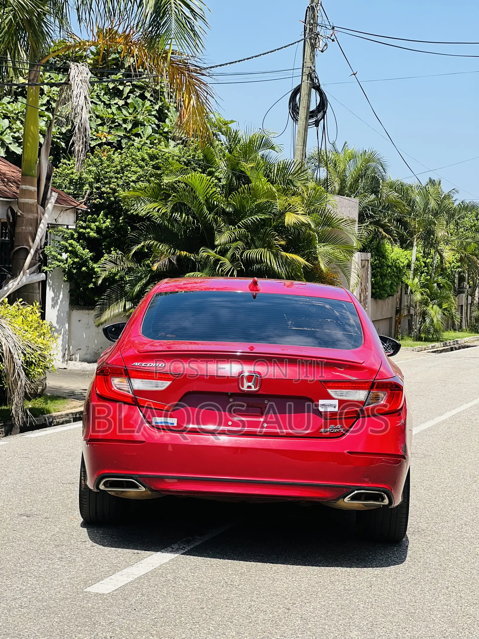 Honda Accord EX-L 2.0T 2018 Burgundy
