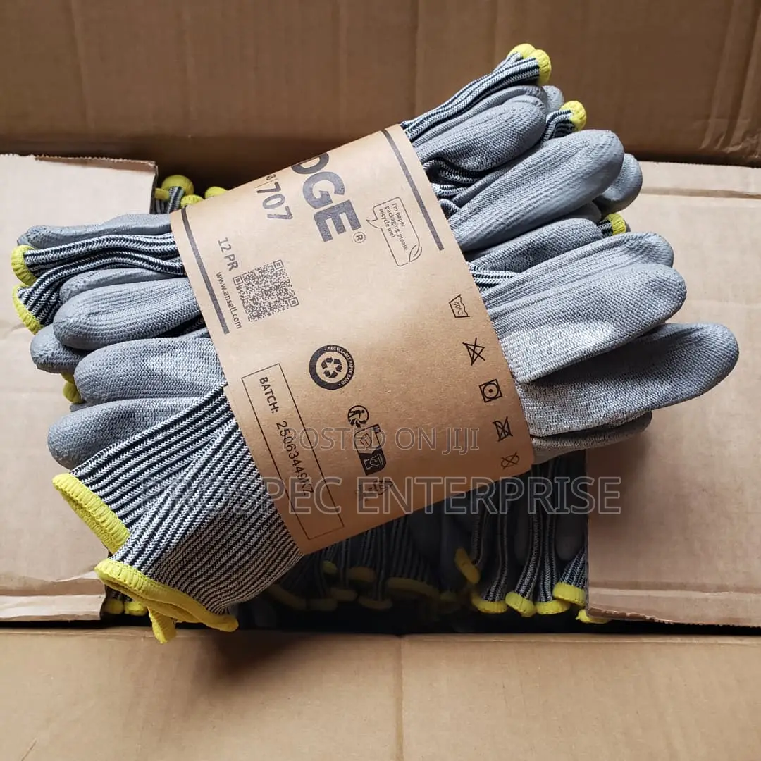 Original Ansell Edge 48-707 Cut 6 Gloves - Official Distributor