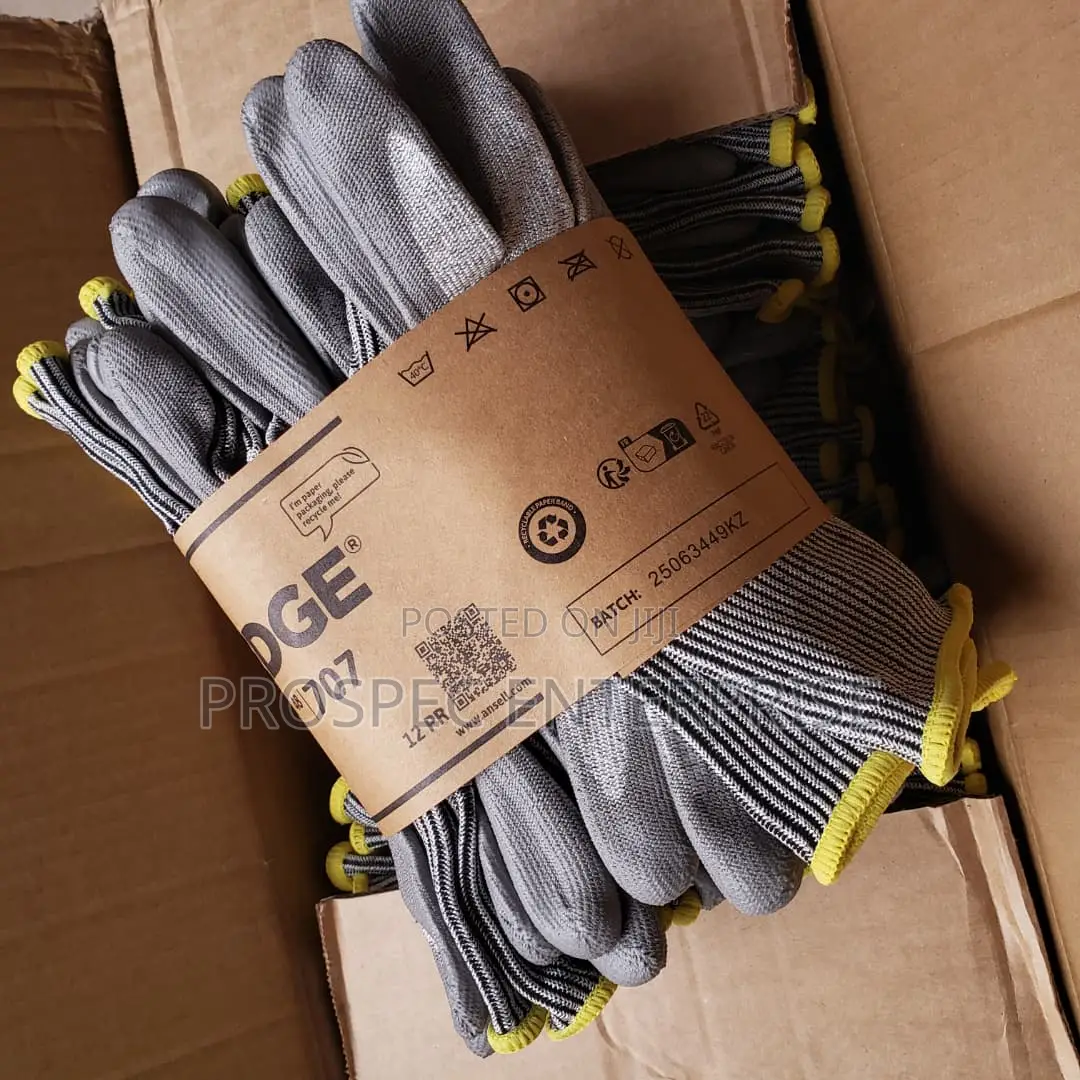 Original Ansell Edge 48-707 Cut 6 Gloves - Official Distributor