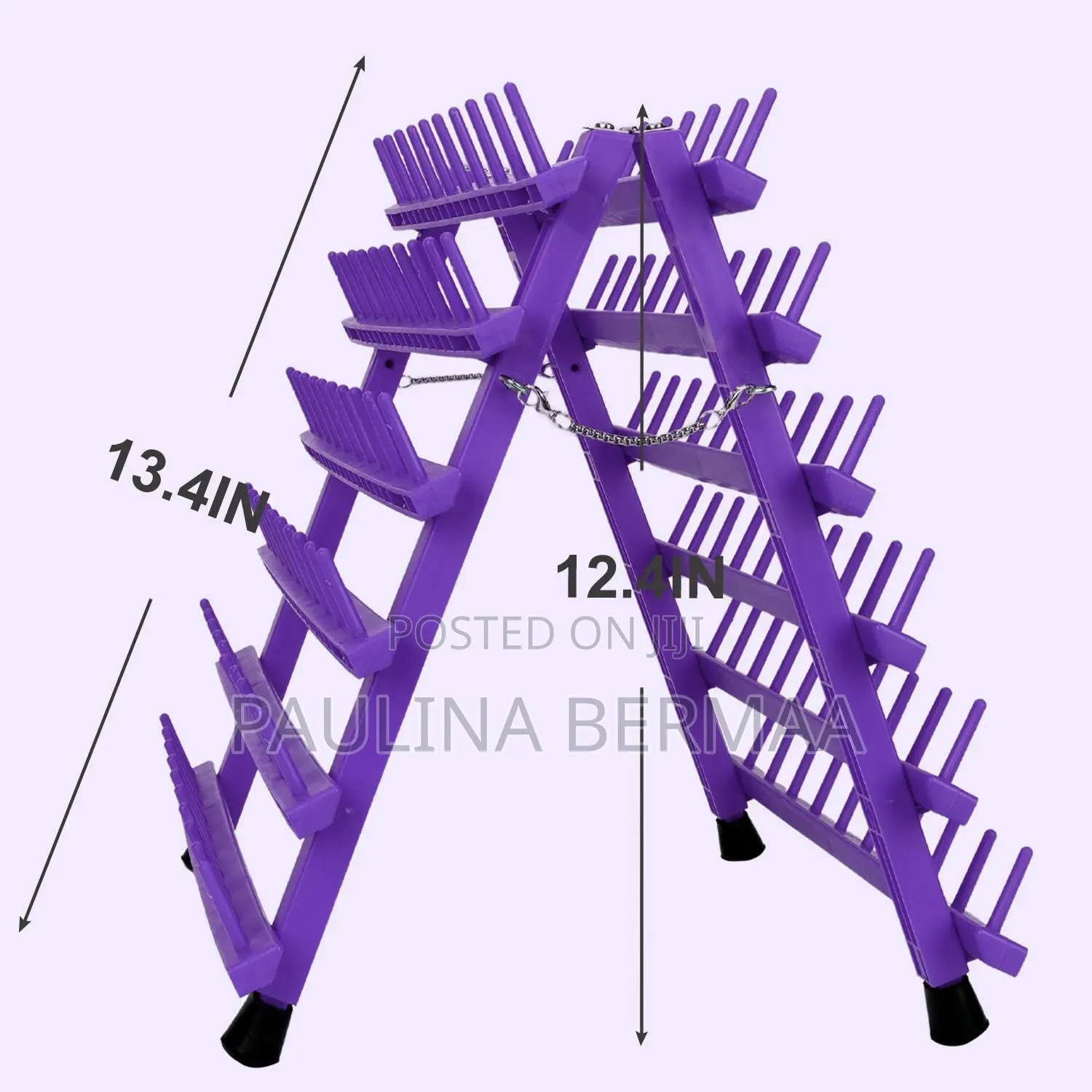 Professional Folding Braiding Hair Rack / Hair Extension Holder