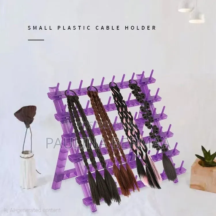 Professional Folding Braiding Hair Rack / Hair Extension Holder