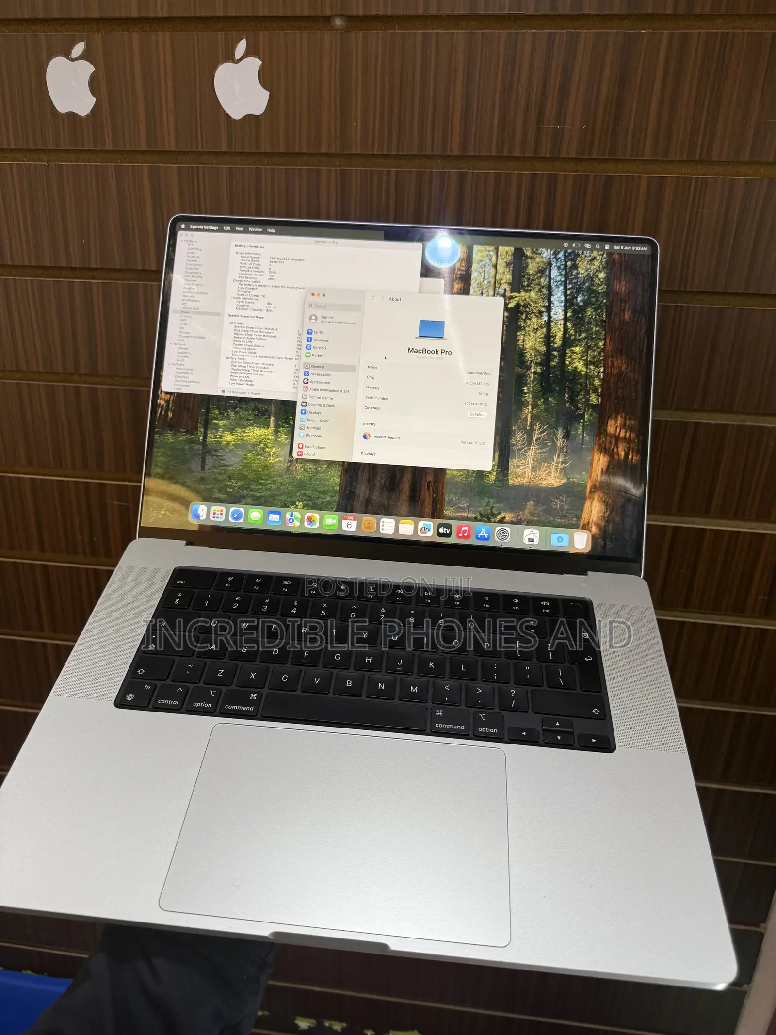 Laptop Apple MacBook Pro 2023 M3 Pro 18GB Apple M3 Pro SSD 1T