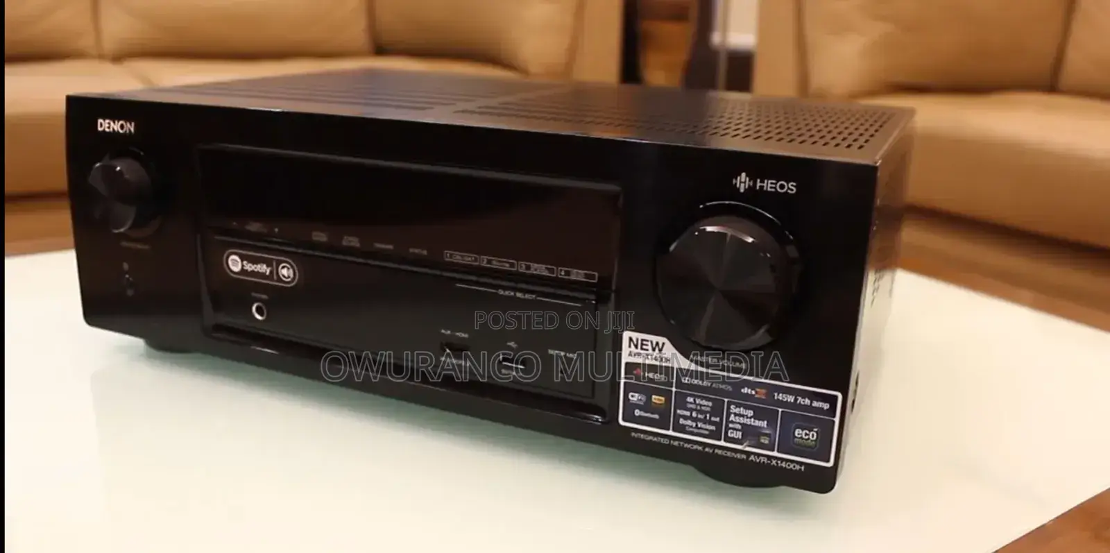 Denon Avr-X1400h 7.2 Channel Full Ultra Hd Av Receiver