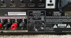 Denon Avr-X1400h 7.2 Channel Full Ultra Hd Av Receiver