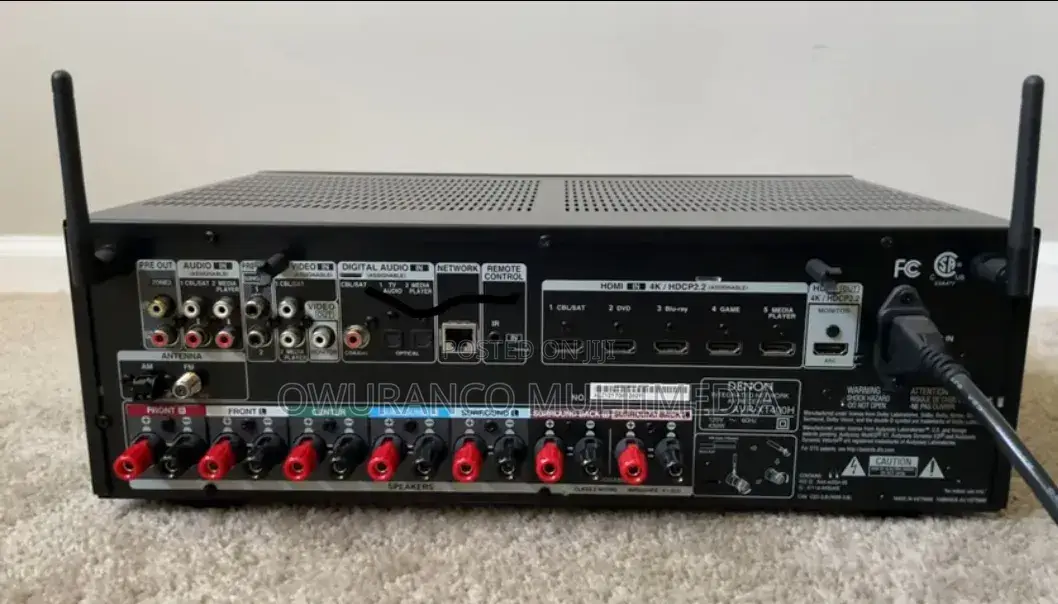 Denon Avr-X1400h 7.2 Channel Full Ultra Hd Av Receiver