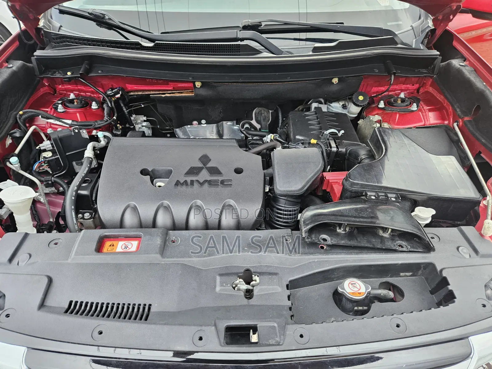Mitsubishi Outlander SEL AWC 2017 Burgundy